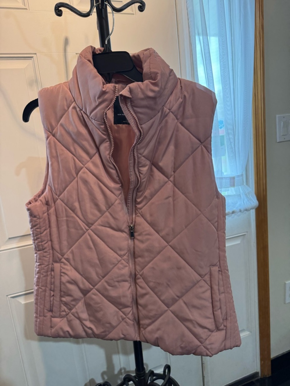New York & Company Coral Satin Jacket Lining